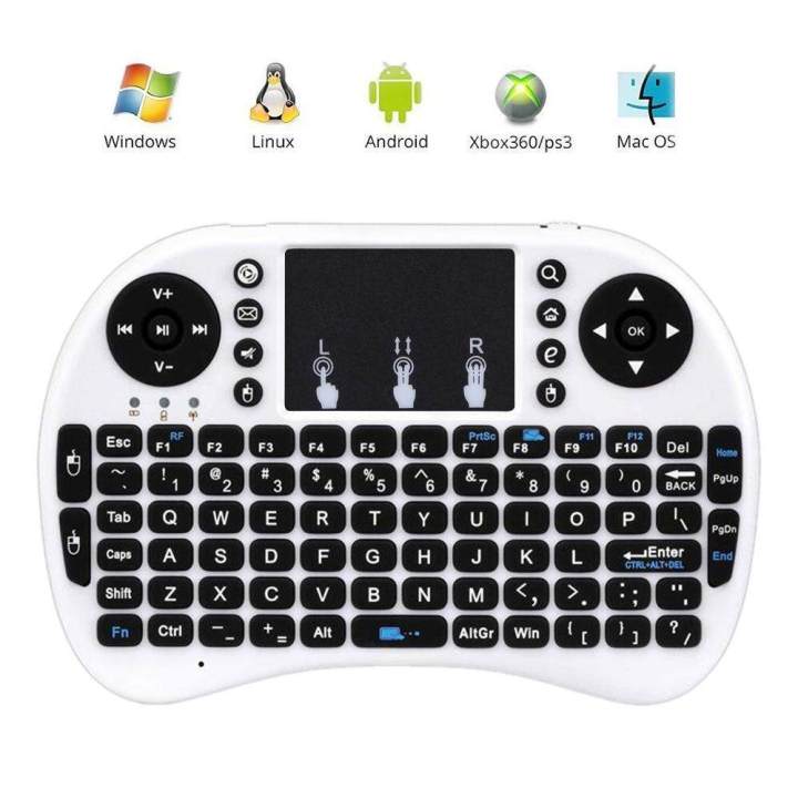 2.4 G Mini Bluetooth Portable Wireless Keyboard with Touchpad Mouse Multi-media Handheld Android Keyboard