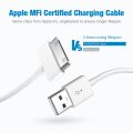 30 Pin USB Charging Cable For iPhone 4 / 4S, iPhone 3G / 3GS, iPad 1/2/3, iPod Touch, iPod Nano. 