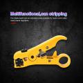 OIMG Universal Network Cable Stripper Cutter Stripping Pliers Tool Flat Or Round Utp Cat5 Cat6 Wire Coax Coaxial Stripping Tool.