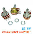 1pcs B10K 10K Ohm WH148 3Pin Linear Potentiometer - Linear 1pcs B10K 10K Ohm WH148 3Pin Potentiometer for Precise Control. 