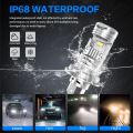 (New) N8 H4 30W Car LED Mini Lens Headlight. 
