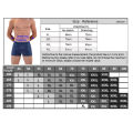 3Pcs/Lot Men's Boxer Brief Bamboo Underpants Underwear Boxershorts Breathable Hombre Hole Panties Shorts Lingerie.