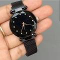 Magnetic Watch For Girls Black - Watch For Women - Watch For Women - Watch.