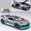 【GlobalGlamour】New 1/32 Bugatti Divo uper port Car Model Alloy Car Model imulation ound Pull Back Car Kid Toy Car - car toy. 