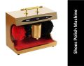 Electric Shoe Polisher, Automatic Shoe Cleaning Machine, Automatic Dust Removal by Induction for Sales Centre Club Hotel Entrance Gold. 