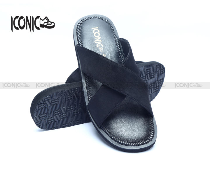 New Exclusive Luxury Stylish Sandal Fashionable Premium Sandal For Men Flats Suede Formal (Iconic Shoes)