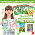 24Pcs Safari Animals Mini Activity Books Kids Jungle Safari Animals Coloring Books for Party Favors Birthday Gifts Goodie Bag. 