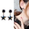 Delicate AAA Zircon  Alloy Star/Round/Square Earrings Women Korean New. 