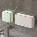 and Lid Wall-mounted Soap Box No-drill Installation Luxury Soap Dish Soap Tray Holder for Bathroom with Drainage. 