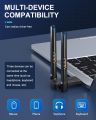 Zexmte 150M USB Bluetooth 5.1 Adapter Dongle Free Driver Adaptador Bluetooth Transmitter Dual Band Audio Receiver For Win 10/11. 