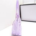 2Pcs/Set Women Transparent Composite Polka Dot Print Party Bucket Bag Jelly Bag Shoulder Pouch Handbag Tote сумка женская.
