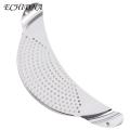 Stainless Steel Strainer for Pasta Space-saving Stainless Steel Half-moon Strainer with Convenient Handle Easy to Use Practical Drainer for Southeast Asian Buyers Durable Stainless Steel Strainer. 