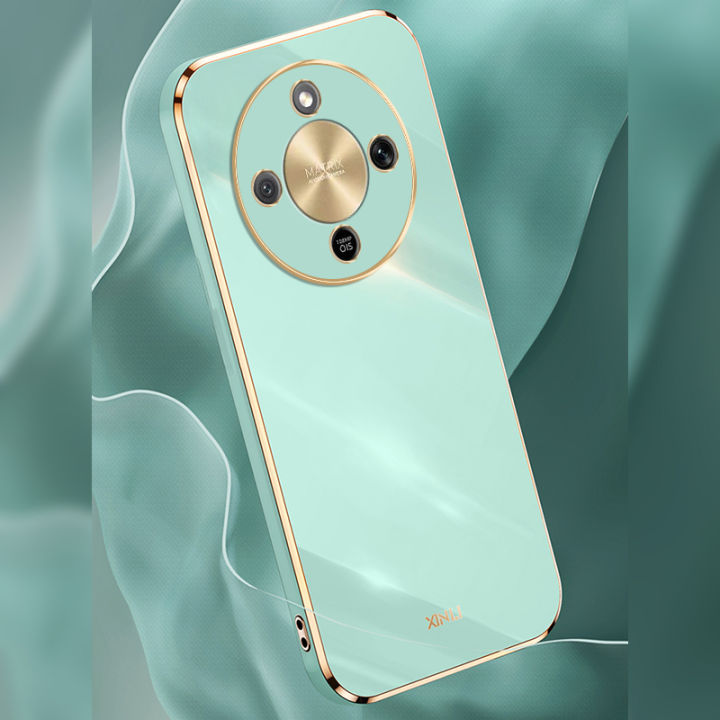 Tokifu for Honor X9D Back Cover Luxury 6D Plating Frame Shiny Bling