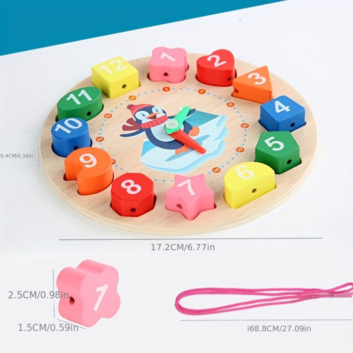 Wooden%20Clock%20Puzzles%20Time%20Learning%20Shape%20Sorting%20Color%20Game%20Early%20Education%20Math%20Set%20Kid%20Jigsaw%20Play%20Tool%20Preschool%20Toddler%20Toy%20-%20Image%204