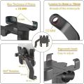 360° Rotatable Alloy Motorcycle Phone Holder Rearview Mirror Motor Phone Mount.