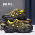 Foreign trade wholesale new men's shoes autumn hiking outdoor mountaineering shoes men's sneakers breathable mesh cargo shoes men. 