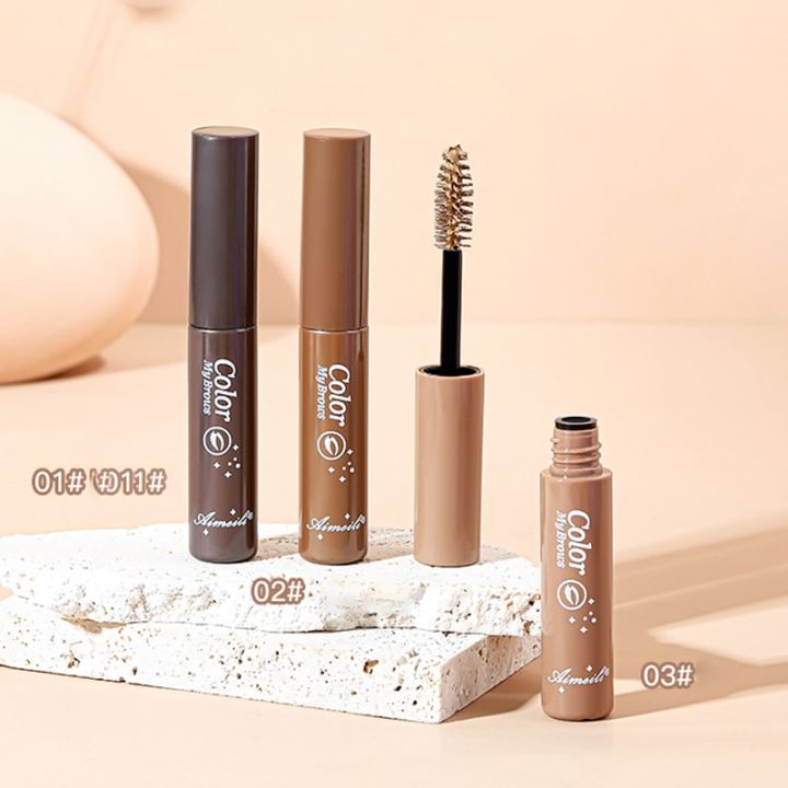 New%203%20Colors%20Longlasting%20Waterproof%20Eyebrow%20Mascara%20Cream%20Eye%20Brow%20Shadow%20Makeup%20Beauty%20Comstic%20Tools%20with%20Brush%20Dye%20Eyebrow%20Gel%20-%20Image%202