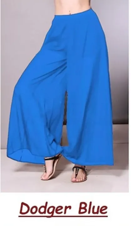 Ladies%20Chiffon%20Wide%20Leg%20Palazzo%20Pants,%20Long%20Elastic%20Waistband%20Pant,%20Belly%20Dancing%20Palazzo,%20Long%20Boho%20Costumes%20For%20Women%20And%20Girls%20-Formal%20Pant%20-%20Image%202