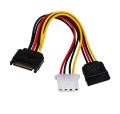 Adapter SATA / SATA / MOLEX AK-CA-32 (SATA 15pin + 4pin Molex, 16,5 cm). 
