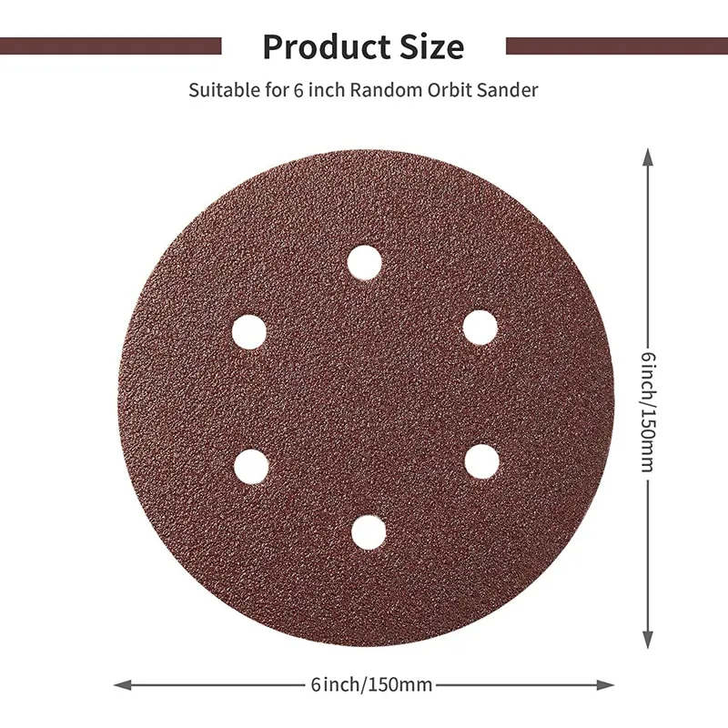Buy 25 Pcs Sanding Discs, 600 Grit Wet & Dry Orbital Sander Sandpaper 5...