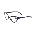 【Funny Bunny Toy Store】Women Ladies Cat Eye Frame Anti Blue Ray Ins Personality Fashion Flat Presbyopic Elderly Eyeglasses.