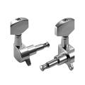 Acoustic Guitar Machine Heads 6 pcs - Silver. 