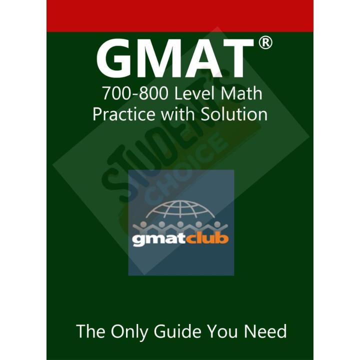 Gmat 700-800 Level Math practice With Solution