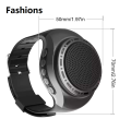 Fashions 2025 Wrist Watch Speaker Cool Lighting Bluetooth-compatible Sports Music FM Radio USB Rechargeable Music FM Radio Box.