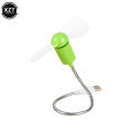 Office Outdoor Universal Flexible USB Fan Air Cooling Cooler For Laptop Desktop PC Computer USB Charger Powerbank. 