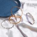 2 In 1 Magic Retractable Ring Bracelet Creative Stretchable Twist Folding Ring Crystal Rhinestone Bracelets Women Jewelry Gift.
