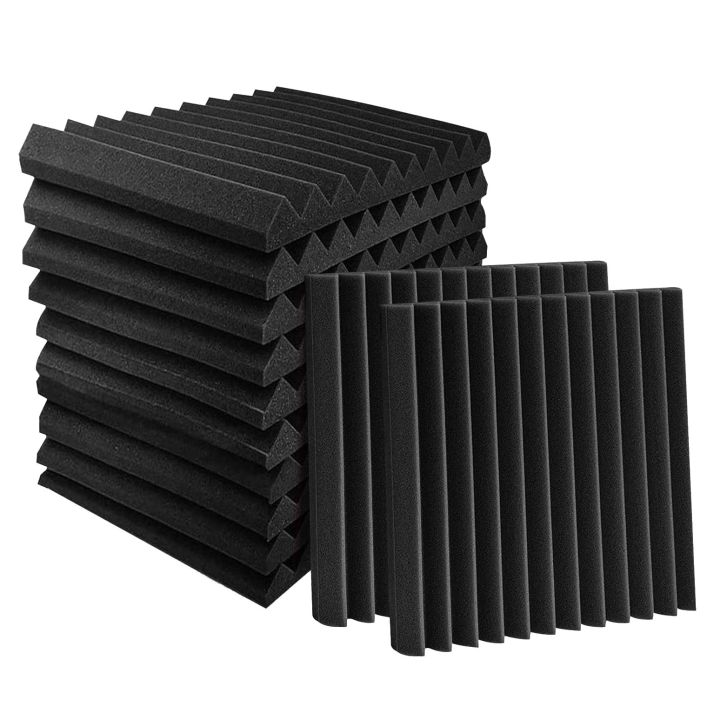 soundproof%20wall%20panels-24%20x%20black%20acoustic%20foam%20board-Black%20-%20Image%208