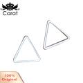 Carat Women Ear Studs Geometric Heart Double Pentagram Butterfly Triangle Girls Stud Earrings. 