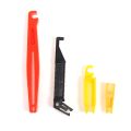 4Pcs/Set Blade Fuse Puller Automobile Fuse Clip Tool Extractor Removal Security Accessories For Car Fuse Holder. 