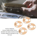 Blank Metal Reel Cassette Tape, 4 Reels 2 Wheel Reliable DIY Reel To Reel Cassette Retro for Music Recording.