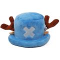 Unisex Cosplay Tony Chopper Plush Hat Anime Cartoon Chopper Cosplay Hat Kawaii Cute Winter Warm Hat Fan Collection.