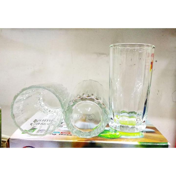 Crystal Clear Drinking Glass Set (6 Pieces) OLiLA W018