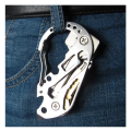 Portable Compact Stainless Steel Key Ring Multi-functional Smart Holder Keys Organizer Clip Key Chain Pocket. 