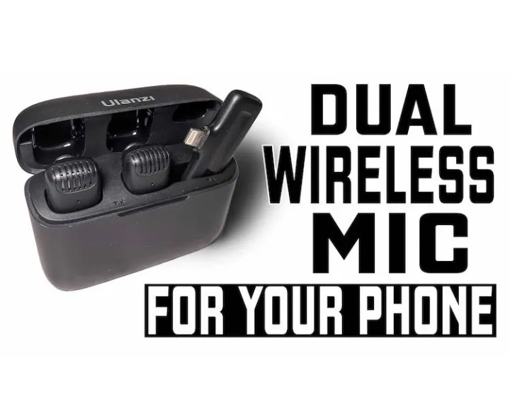 Wireless%20Lavalier%20Microphone%20Ulanji%20J12%20for%20Video%20Recording%20Compatible%20with%20iPhone%20iPad,%20Mini%20Phone%20Clip-on%20Lapel%20Mic%20for%20YouTube%20Podcast%20Zoom%20Interview%20Vlog,%203%20Levels%20Noise%20Reduction%20(No%20Need%20App/Bluetooth)%20-%20Image%204