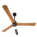 Atomberg Renesa+ 1400MM / 56 INCH 32W BLDC motor Energy Saving Ceiling Fan Remote Control (Golden Oakwood) India.