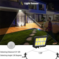 LED Solar Split Wall Lamp 3 Mode Waterproof Motion Sensor Lamps Garden Street Lighting Solar Lamp for Garden Security A. 