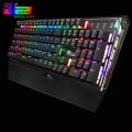 RK950 RGB Mechanical Gaming Keyboards 104 Keys Wired Keyboard Anti-ghosting Office Brown Switch TKL Keyboard Royal Kludge.