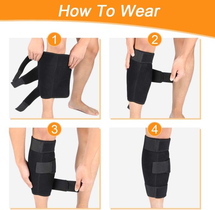 Calf%20Brace%20Adjustable%20Shin%20Splint%20Support%20Sleeve%20Leg%20Compression%20Wrap%20for%20Pulled%20Calf%20Muscle%20Pain%20Strain%20Injury,%20Swelling,%20Fits%20Men%20and%20Women%20-%20Image%202