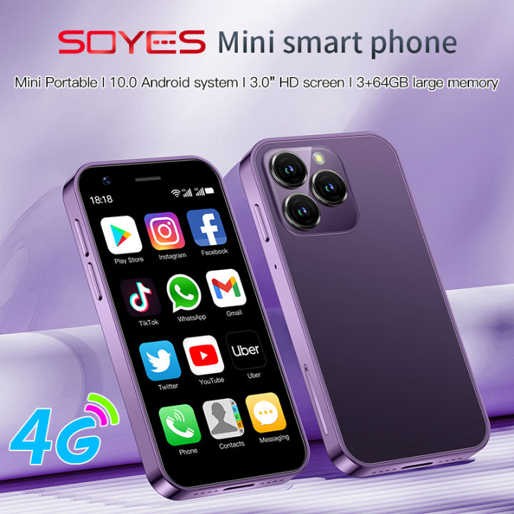 SOYES XS16/XS15 Mini Android Smartphone 3G/4G Network 2GB RAM 16GB ROM 3 Display 5MP Camera Dual SIM With Play Store WhatsAPP