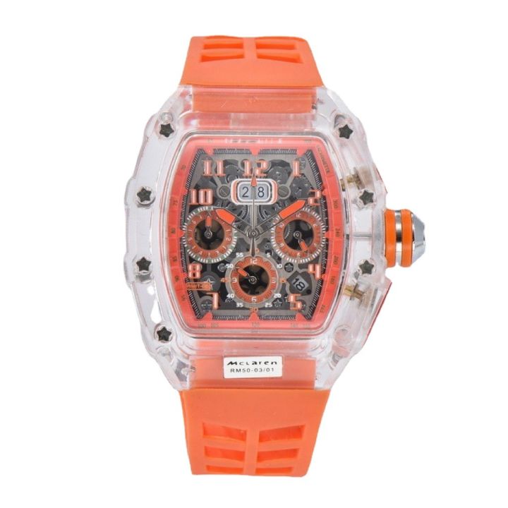Richard%20RM%20Shake%20Fast%20Selling%206-pin%20Quartz%20Watch%20Barrel%20Hollow%20Fashion%20Non-mechanical%20Watch%20in%20stock%20Transparent%20Watch%20-%20Image%205