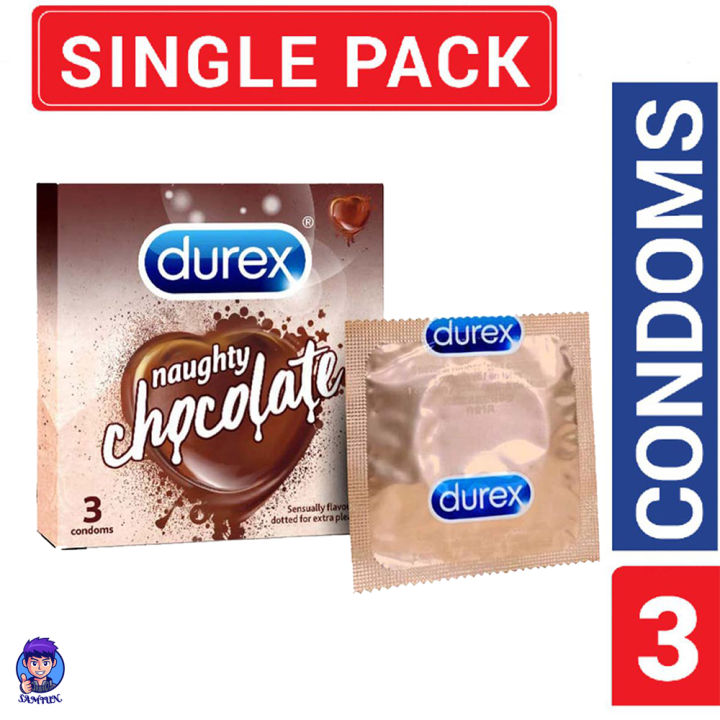 Durex Extra Thin Wild Chocolate Flavored Condom 3pcs