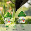 Green Hummingbird Feeder Good Quality Resin Leak-Proof Hummingbirds Feeders Outdoors Feeder for Garden Bird.