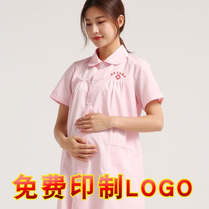 Pregnant%20Women%20Nurses'%20Uniform%20Pregnancy%20Doctor's%20White%20Coat%20Maternity%20Clothes%20Maternity%20Pants%20Suit%20plus%20Size%20Overalls%20-%20Image%203