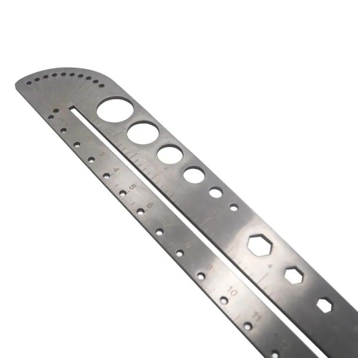 KOGEEK%20Multifunction%20Scale%20Tool%20Map%20Landmarks%20Compasses%20Ruler%20Protractor%20Stainless%20Steel%20EDC%20Ruler%20-%20Image%206
