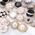 10PCS Pretty Shank Buttons Luxurious Pattern Buttons Coat Windbreaker Sweater Accessories DIY Apparel Sewing Supplies.