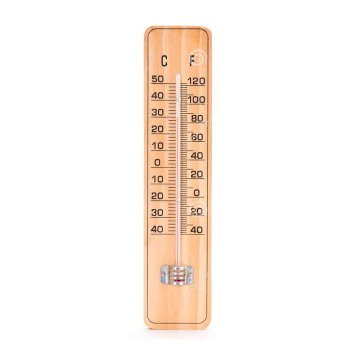 House Thermometer - Wooden And Hanging
